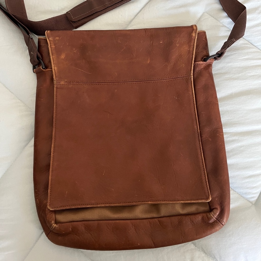 Waterfield leather laptop bag